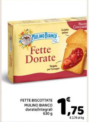 Fette Biscottate Mulino Bianco