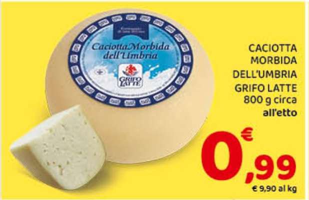 Caciotta Morbida dell'Umbria