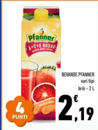 BEVANDE PFANNER