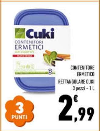 Contenitore Ermetico Rettangolare Cuki