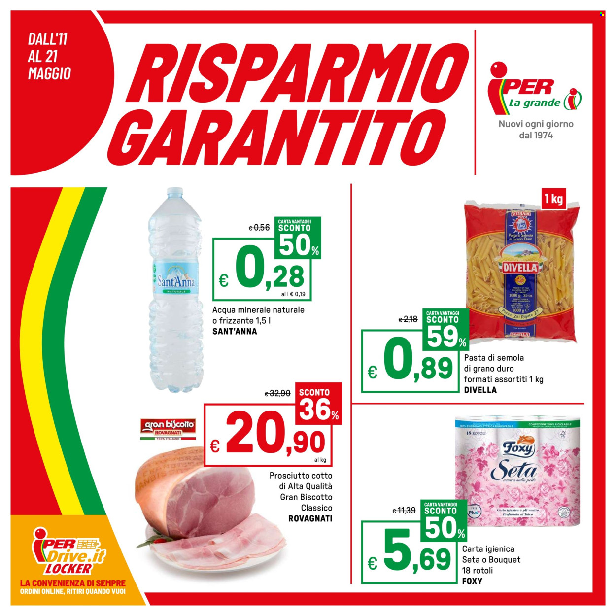 Volantino Iper, La grande i - 11/5/2026 - 21/5/2026. Pagina 1