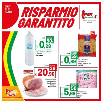 Volantino Iper, La grande i - 11/5/2026 - 21/5/2026.