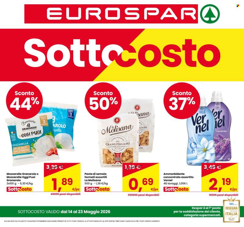 Volantino Eurospar - 14/5/2026 - 23/5/2026.