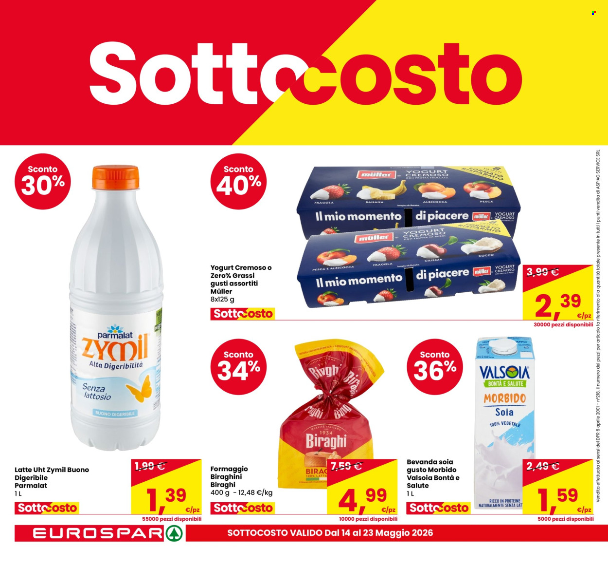 Volantino Eurospar - 14/5/2026 - 23/5/2026. Pagina 2