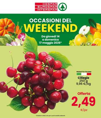 Volantino Eurospar - 14/5/2026 - 17/5/2026.