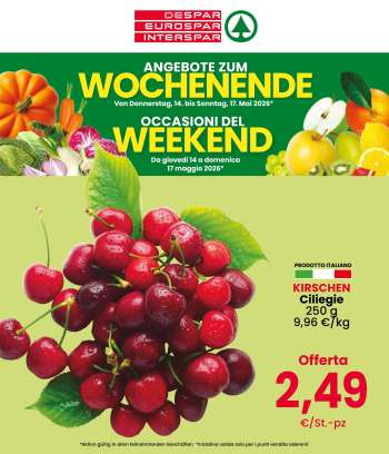 Volantino Eurospar - 14/5/2026 - 17/5/2026.