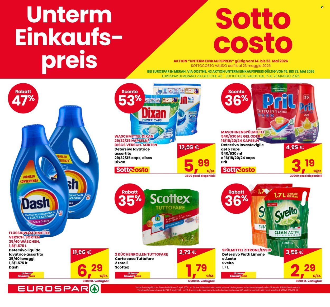 Volantino Eurospar - 14/5/2026 - 23/5/2026. Pagina 6