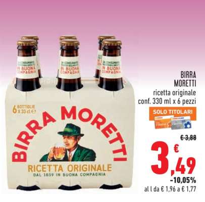 BIRRA MORETTI