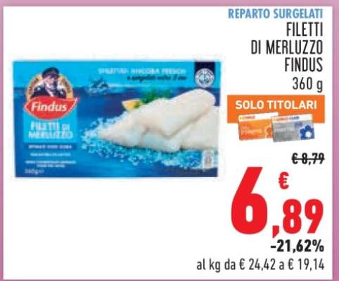 Filetti di Merluzzo Findus