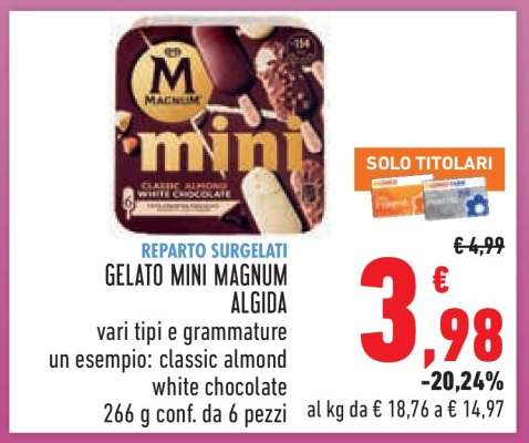 GELATO MINI MAGNUM ALGIDA