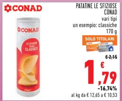 PATATINE LE SFIZIOSE CONAD