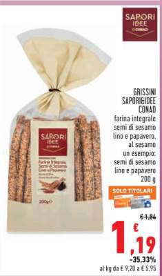 GRISSINI SAPORI&IDEE CONAD