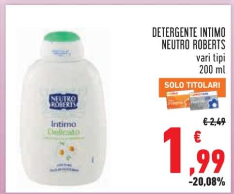 DETERGENTE INTIMO NEUTRO ROBERTS