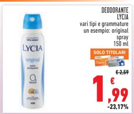 DEODORANTE LYCIA