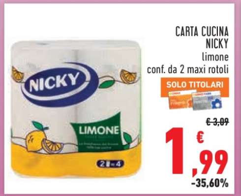 CARTA CUCINA NICKY