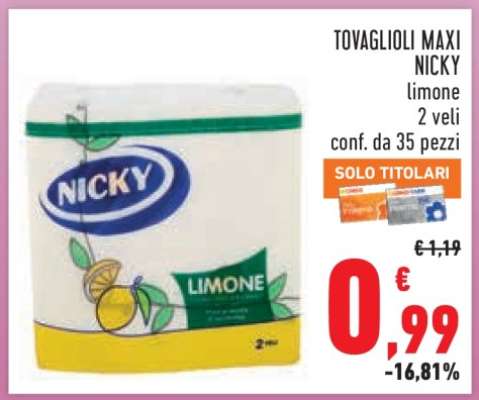 TOVAGLIOLI MAXI NICKY