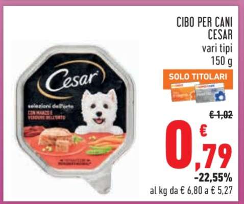 CIBO PER CANI CESAR