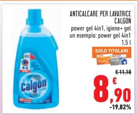 Anticalcare per lavatrice Calgon