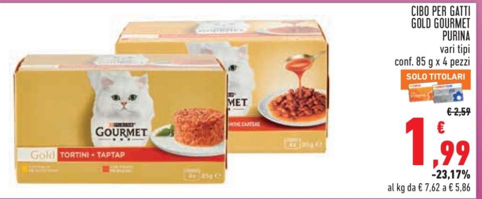 Cibo per gatti Gold Gourmet Purina