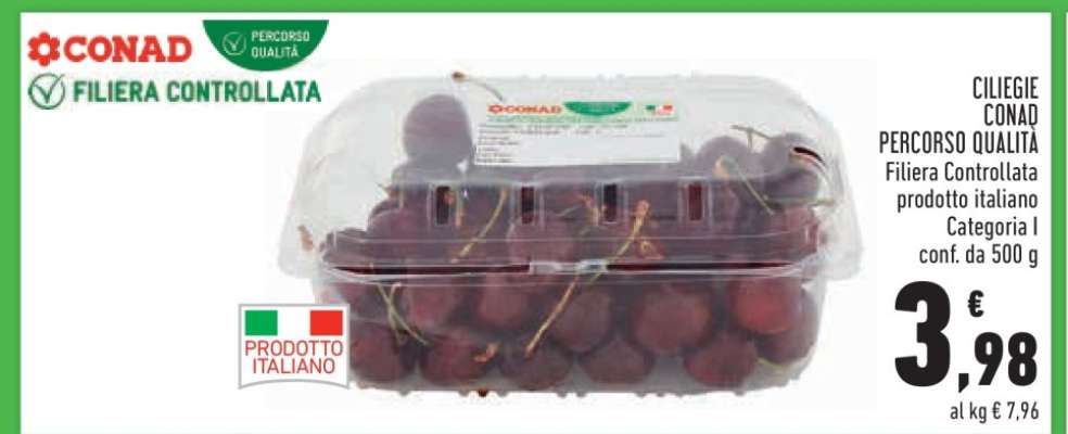 CILIEGIE CONAD PERCORSO QUALITA'