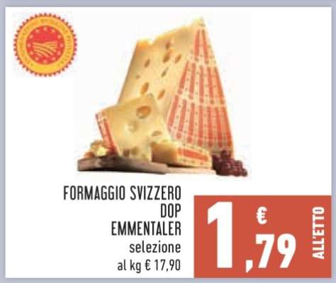 FORMAGGIO SVIZZERO DOP EMMENTALER