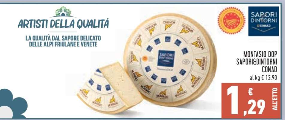 Montasio DOP Sapori&Dintorni Conad