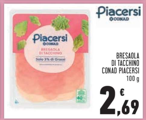 Bresaola di Tacchino Conad Piacersi