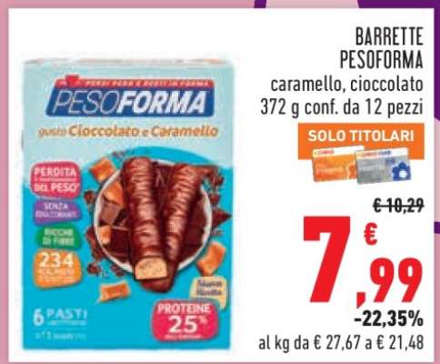 Barrette Pesoforma