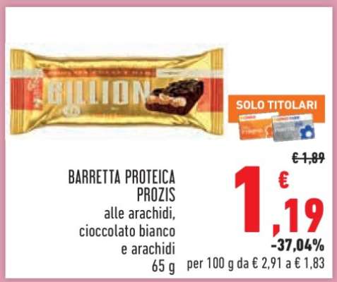 BARRETTA PROTEICA PROZIS