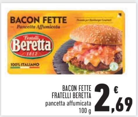 BACON FETTE FRATELLI BERETTA