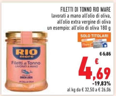 FILETTI DI TONNO RIO MARE