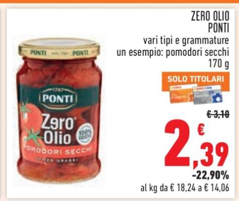 ZERO OLIO PONTI
