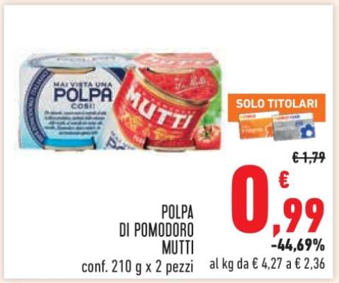 POLPA DI POMODORO MUTTI