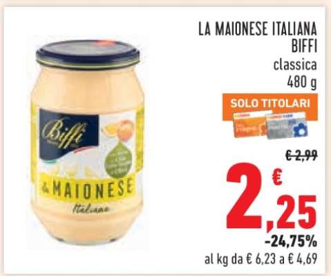 LA MAIONESE ITALIANA BIFFI