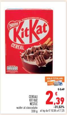CEREALI KIT KAT NESTLÉ