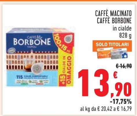 Caffè Macinato Caffè Borbone