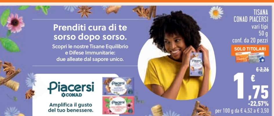 Tisana Conad Piacersi