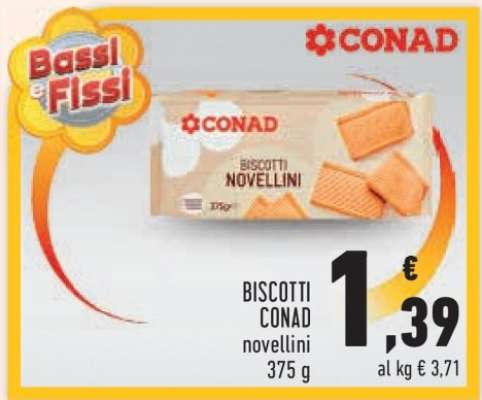 BISCOTTI CONAD novellini