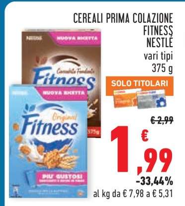 Cereali Prima Colazione Fitness Nestlé