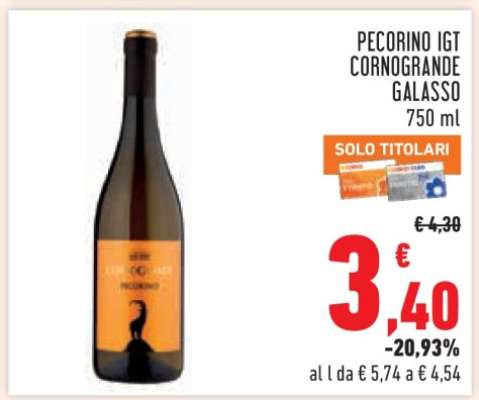 Pecorino IGT Cornogrande Galasso 750 ml