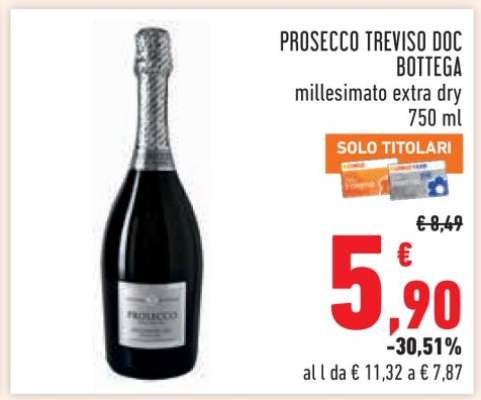 PROSECCO TREVISO DOC BOTTEGA
