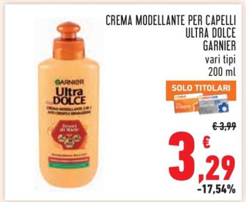 CREMA MODELLANTE PER CAPELLI ULTRA DOLCE GARNIER