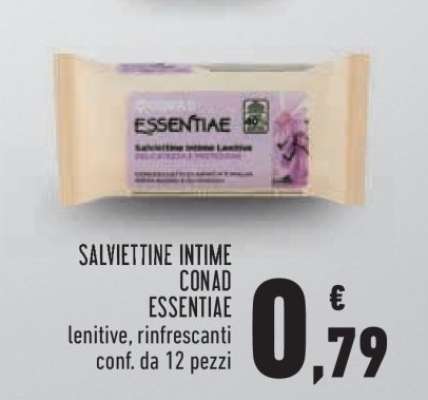 SALVIETTINE INTIME CONAD ESSENTIAE