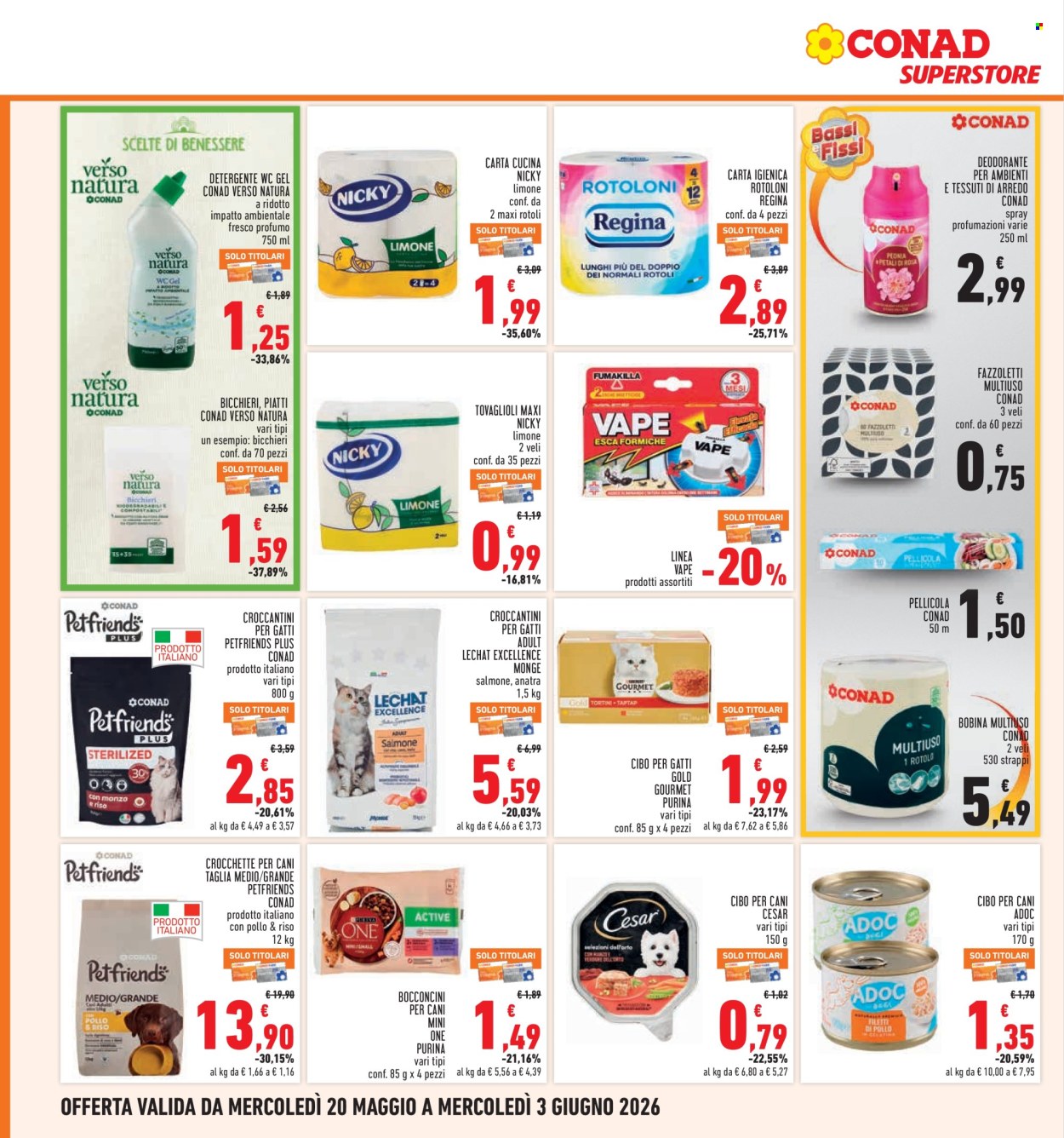Volantino Conad - 20/5/2026 - 3/6/2026. Pagina 26