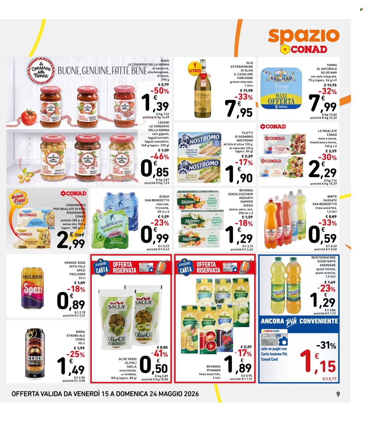 Volantino Spazio Conad - 15/5/2026 - 24/5/2026. Pagina 9