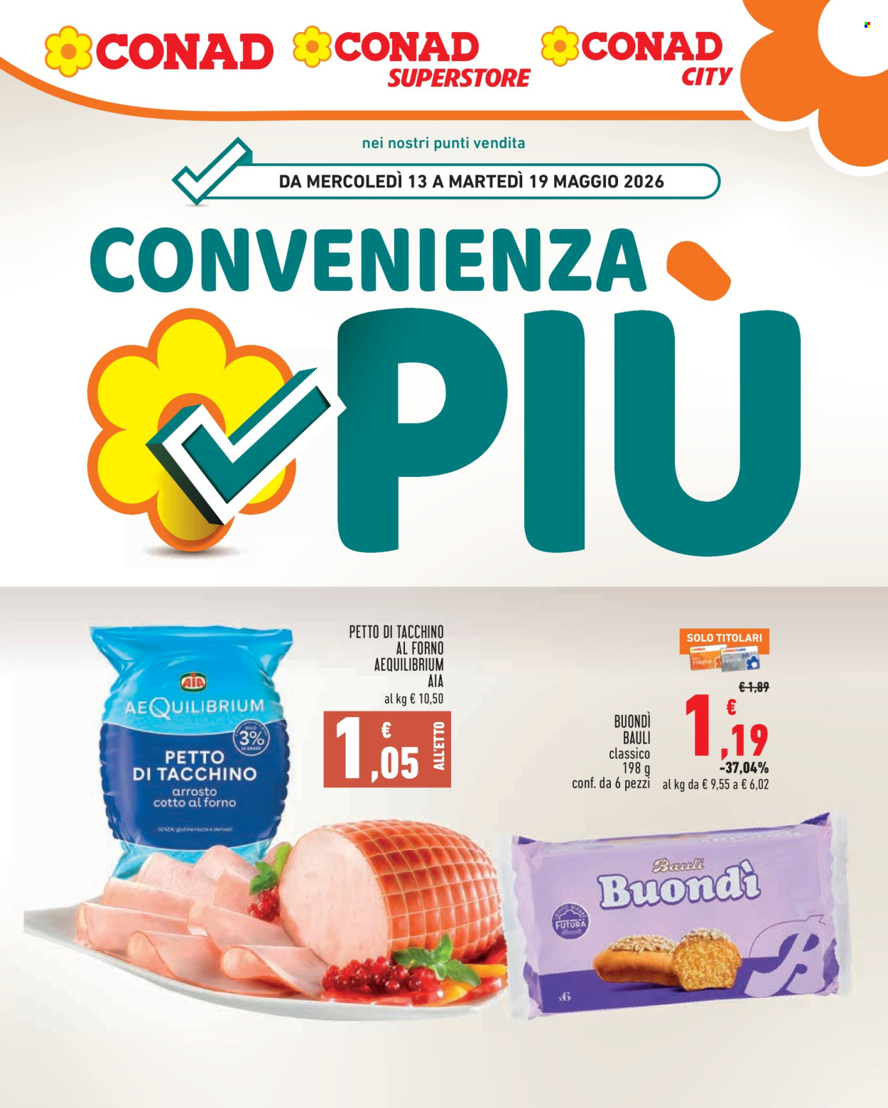 Volantino Conad - 13/5/2026 - 19/5/2026. Pagina 1