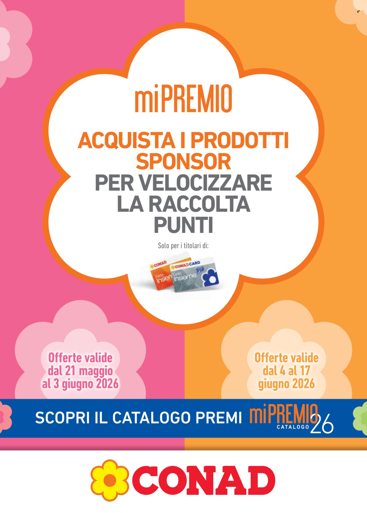 Volantino Conad - 21/5/2026 - 17/6/2026. Pagina 1