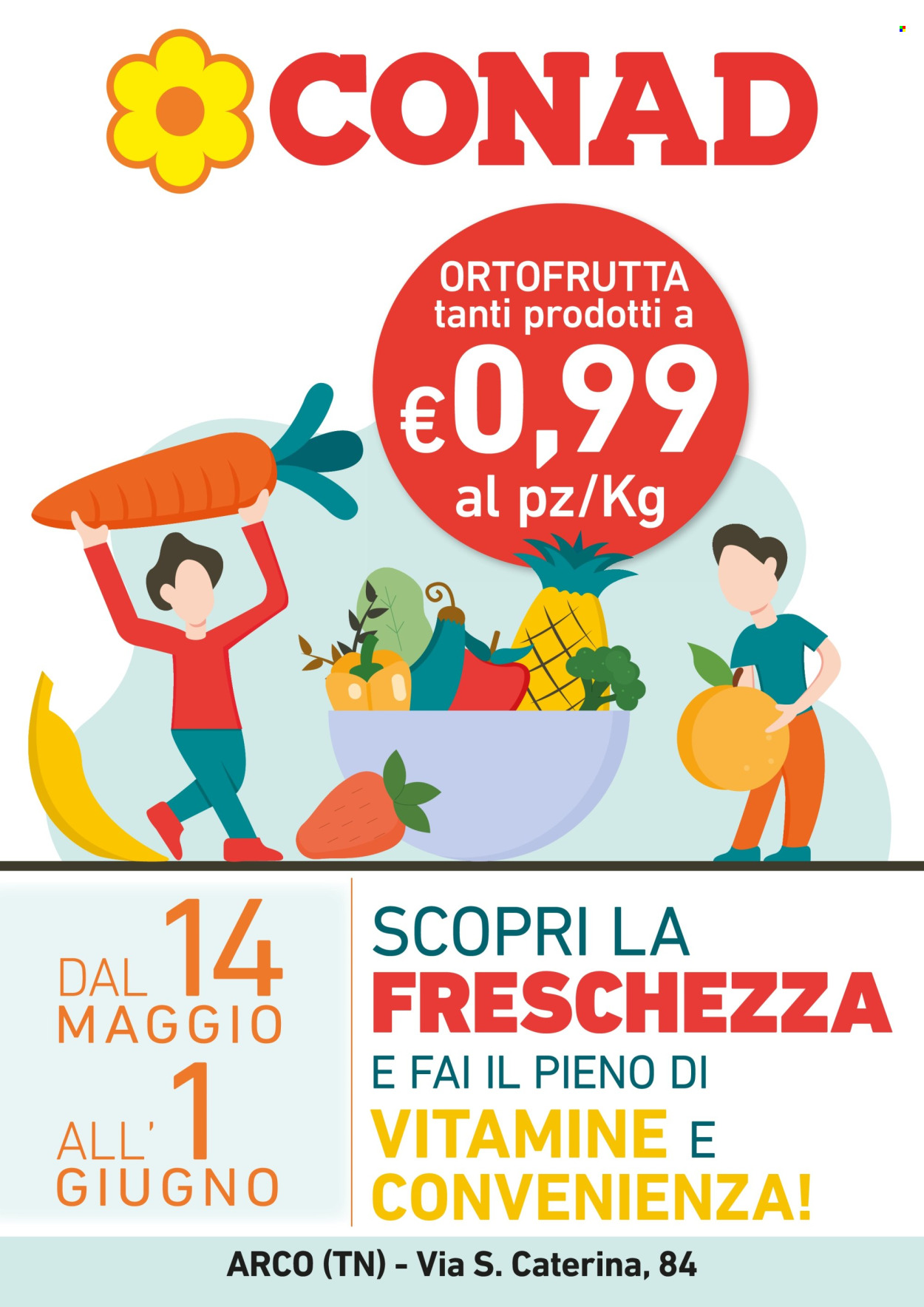 Volantino Conad - 14/5/2026 - 1/6/2026. Pagina 1