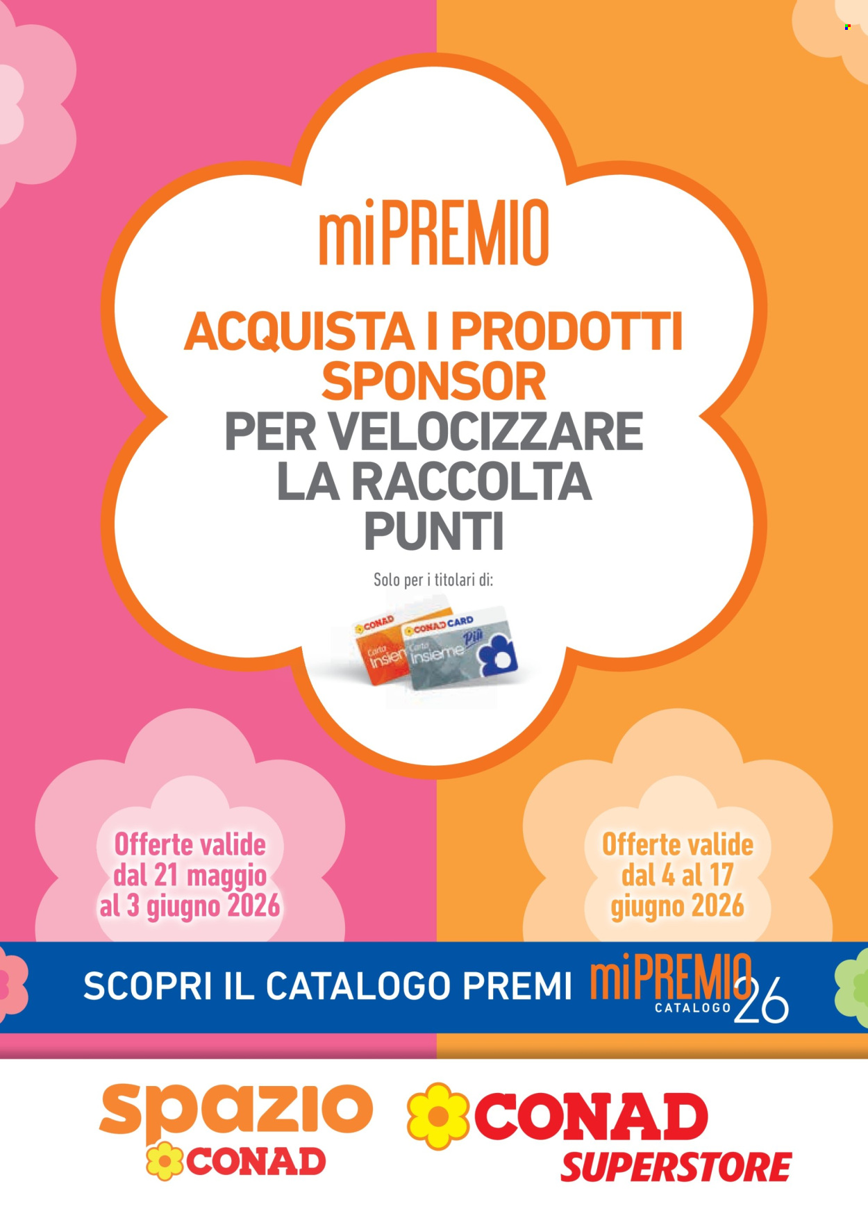 Volantino Conad - 21/5/2026 - 17/6/2026. Pagina 1