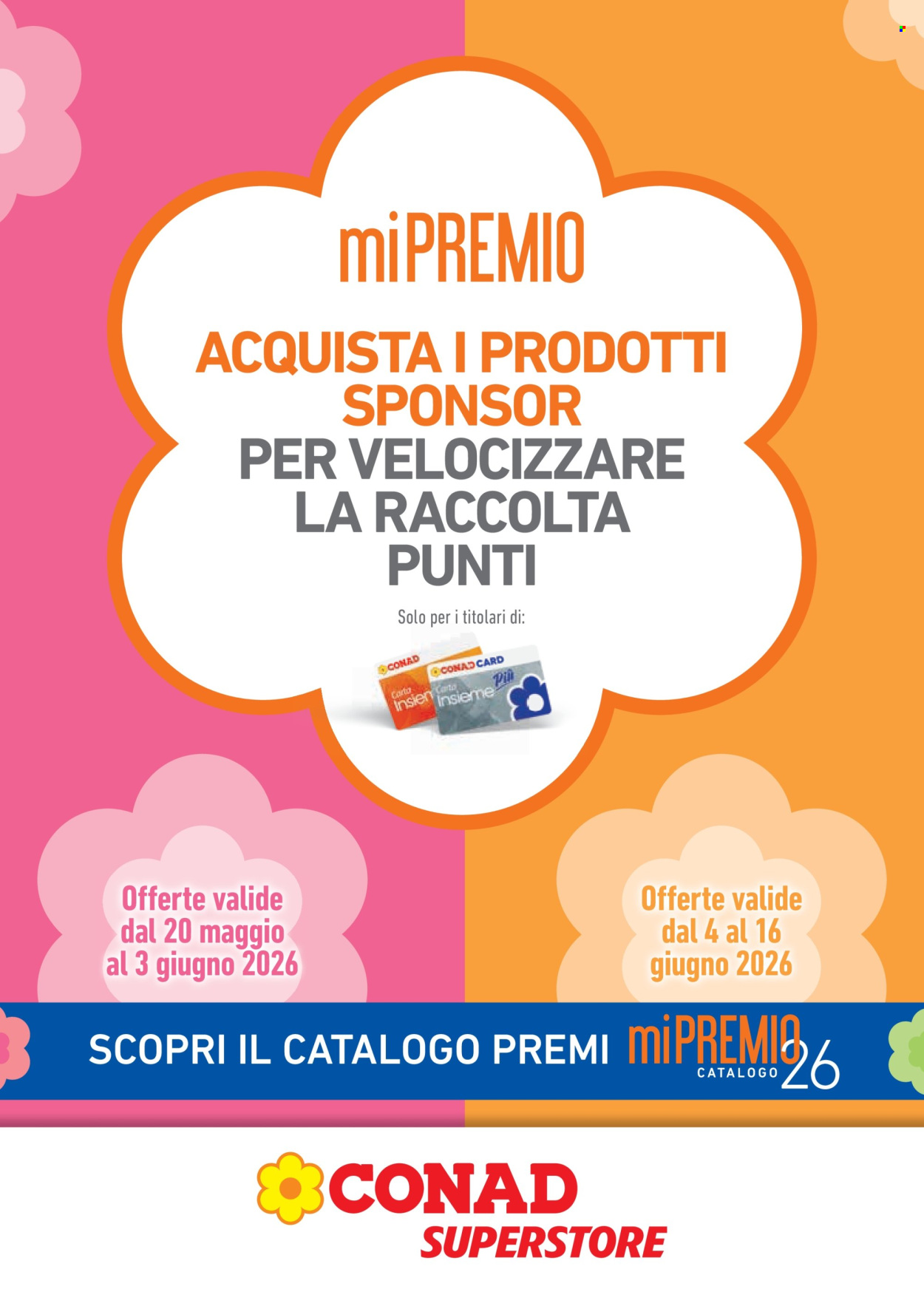 Volantino Conad - 20/5/2026 - 16/6/2026. Pagina 1